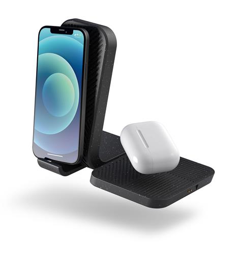 ZENS PRO2 TRAVEL WIRELESS CHARGER - BLACK