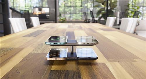 ZENS QUATTRO WRLS CHARGER PRO 4 INCL WALL CHARGER-BLACK