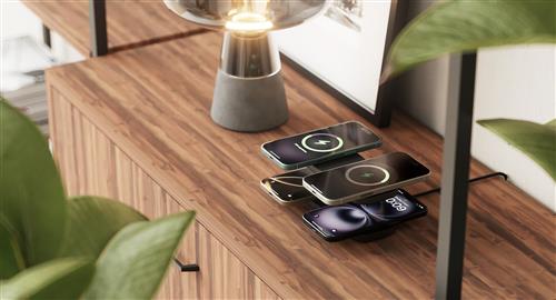 ZENS QUATTRO WRLS CHARGER PRO 4 INCL WALL CHARGER-BLACK