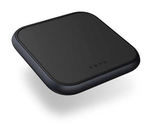 ZENS SINGLE WRLS CHARGER INCL. WALL CHARGER -BLACK