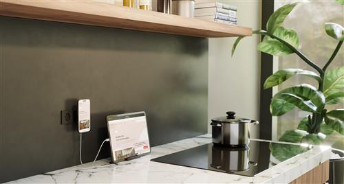 ZENS WIRELESS CHARGING ADAPTER EU TYPE C + 18W USB-C-BLACK