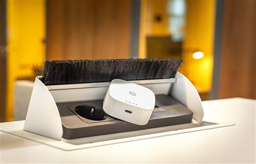 ZENS WIRELESS CHARGING ADAPTER EU TYPE C + 18W USB-C-WHITE