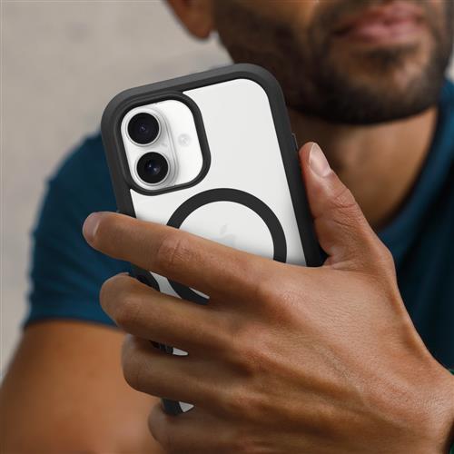 OB DEFENDER XT CLEAR APPLE IPHONE 16 DARK SIDE - CLEAR/BLAC