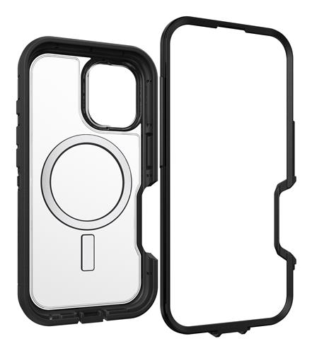 OB DEFENDER XT CLEAR APPLE IPHONE 16 DARK SIDE - CLEAR/BLAC