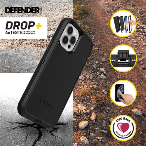 DEFENDER IPHONE 12 / IPHONE 12 IPHONE 12 PRO BLACK-PROPACK BULK