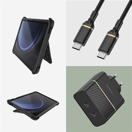 OB DEFENDER SAMSUNG TAB S10/S9 FE Black - ProPack