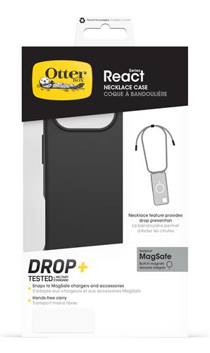 OB REACT NECKLACEMAGSAFE APPLE iPhone 16 Pro - black