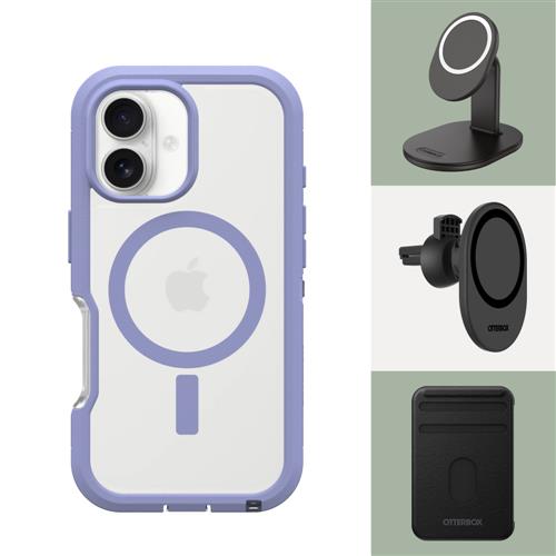 OB DEFND XTCLEAR APPLE IPHONE16 Lavender Haze - clear/purple