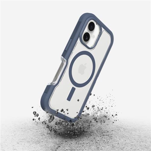 OB DEFND XTCLEAR APPLE IPHONE16 Mountain Storm - clear/blue
