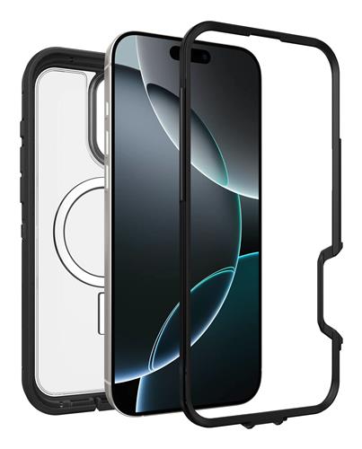 OB DEFND XTCLEAR APPLE IPHONE16 Pro Max Dark Side - clear/black