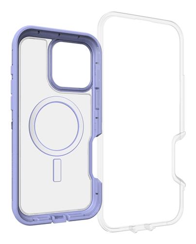 OB DEFND XTCLEAR APPLE IPHONE16 ProMax Lavend Haze-clear/purple