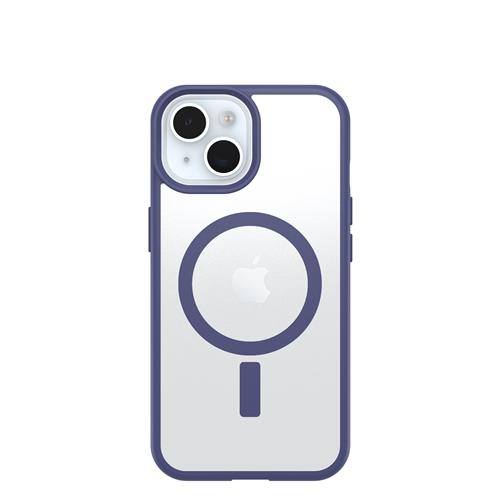 OB REACT MAGSAFE APPLE IPHONE 16e/15/14/13S Cad-clear/purp-PrP