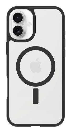 OB REACT MAGSAFE APPLE IPHONE16 Plus BlackCryst-clear/black-ProP