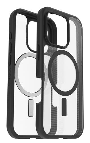 OB REACT MAGSAFE APPLE IPHONE16 Pro Black Cryst-clear/blac -ProP