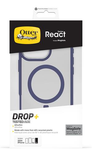 OB REACT MAGSAFE APPLE IPHONE16 pro max Space Cadet clear/purple