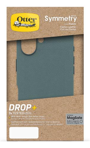 OB SYM CACTUS LEATHER APPLE iPhone 16 Juniper Sprig - green