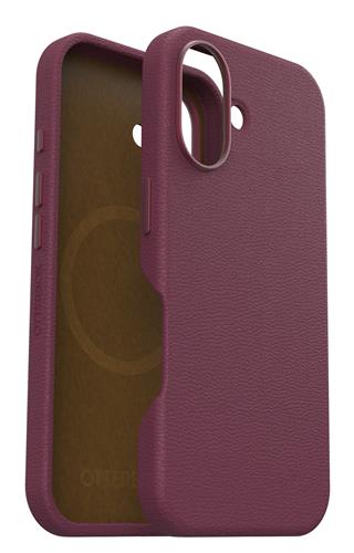 OB SYM CACTUS LEATHER APPLE iPhone 16 Maroon Bells - red
