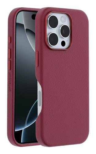 OB SYM CACTUS LEATHER APPLE iPhone 16 Pro Maroon Bells - red