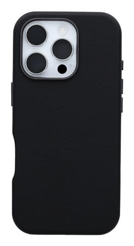 OB SYM CACTUS LEATHER APPLE iPhone 16 Pro Noir Ash - black