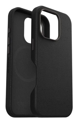 OB SYM CACTUS LEATHER APPLE iPhone 16 Pro Noir Ash - black