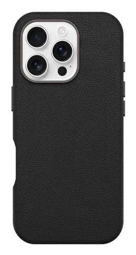 OB SYM CACTUS LEATHER APPLE iPhone 16 Pro Noir Ash - black