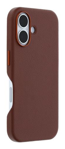 OB SYM CACTUS LEATHER APPLE iPhone 16 Rich Adobe - brown