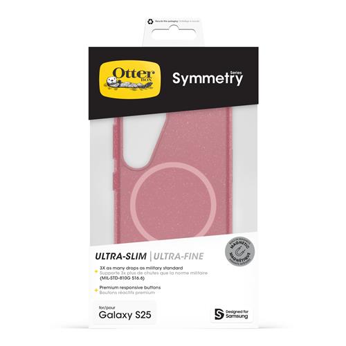 OB SYM CLEAR MAGNETS SAMSUNG Galaxy S25 Thimbleberry - pink