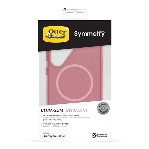 OB SYM CLEAR MAGSAMSUNG GALS25 Ultra Thimbleberry - pink