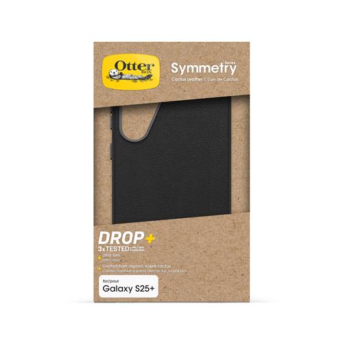 OB SYMCACTUS LEATHER SAMSUNG Galaxy S25+ Noir Ash - black