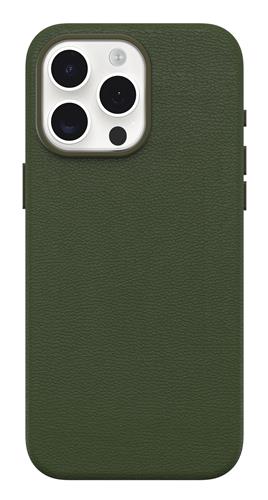 OB SYMETRY APPLEIPHONE 15PROMAX Cactus Leather Groove green