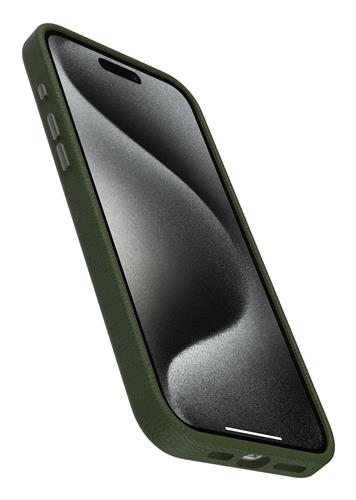 OB SYMETRY APPLEIPHONE 15PROMAX Cactus Leather Groove green