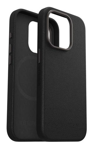 OB SYMMETRY APPLE IPHONE 15PRO Cactus Leather Noir Ash black