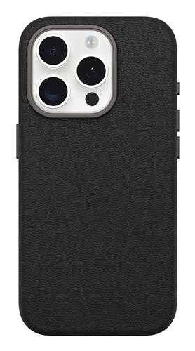 OB SYMMETRY APPLE IPHONE 15PRO Cactus Leather Noir Ash black