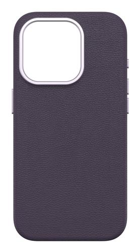 OB SYMMETRY APPLE IPHONE 15PRO Cactus Leather Plum Luxe purple