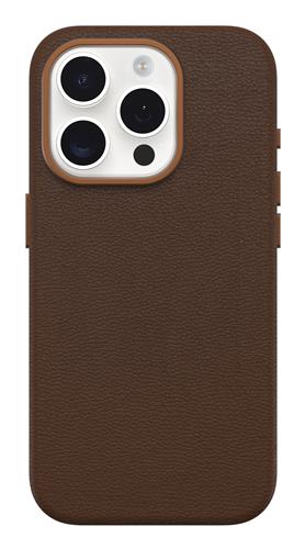 OB SYMMETRY APPLE IPHONE 15PRO Cactus Leather Rich Adobe brown