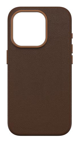 OB SYMMETRY APPLE IPHONE 15PRO Cactus Leather Rich Adobe brown