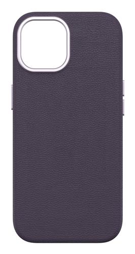 OB SYMMETRY CACTUS LEATHER Apple iPhone 15 Plum Luxe purple
