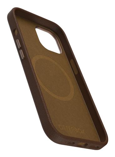 OB SYMMETRY CACTUS LEATHER Apple iPhone 15 Rich Adobe brown