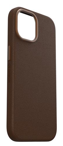OB SYMMETRY CACTUS LEATHER Apple iPhone 15 Rich Adobe brown