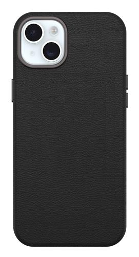 OB SYMMETRY CACTUS LEATHER Apple iPhone15 Plus Noir Ash BLK