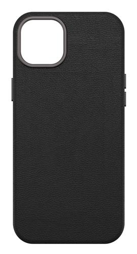 OB SYMMETRY CACTUS LEATHER Apple iPhone15 Plus Noir Ash BLK