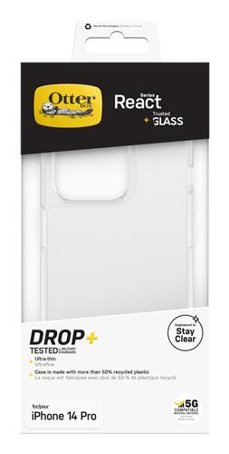 OTTERBOX REACT + TRUSTED GLASS Apple iPhone 14 Pro - clear