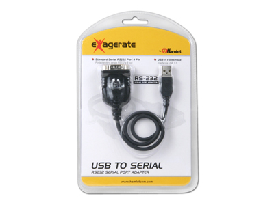 Hamlet Cavo adattatore da Usb a Seriale RS-232