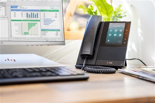 POLY CCX 500 Business Media Phone with Open SIP and PoE-enabled telefono IP Nero 24 linee LCD