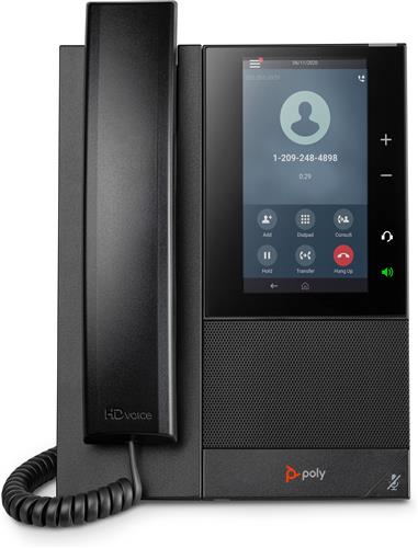 POLY CCX 500 Business Media Phone with Open SIP and PoE-enabled telefono IP Nero 24 linee LCD