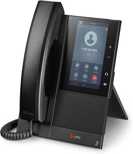 POLY CCX 500 Business Media Phone with Open SIP and PoE-enabled telefono IP Nero 24 linee LCD