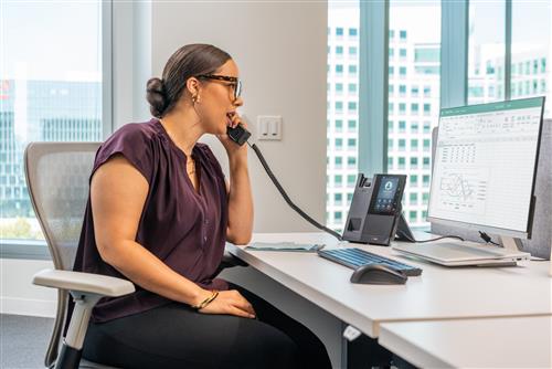 POLY CCX 500 Business Media Phone with Open SIP and PoE-enabled telefono IP Nero 24 linee LCD