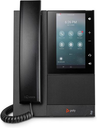 POLY CCX 500 Business Media Phone with Open SIP and PoE-enabled telefono IP Nero 24 linee LCD