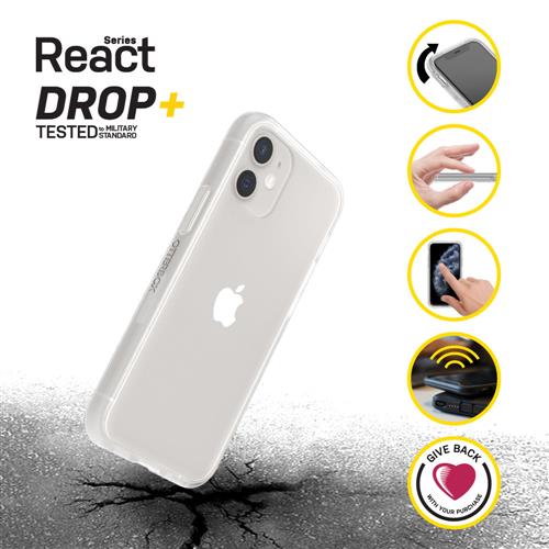 OTTERBOX REACT IPHONE 12 MINI clear