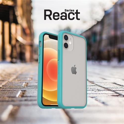 OTTERBOX REACT IPHONE 12 MINI Sea Spray-clear/blue